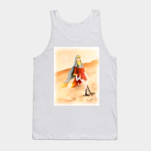 Maanen in the desert Tank Top